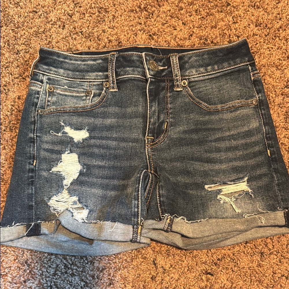 American Eagle Outfitters Blue Denim Shorts